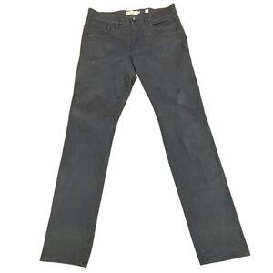 Vince Grey Straight Leg Brushed Twill Pants Size 29 Midrise 5 Pocket​